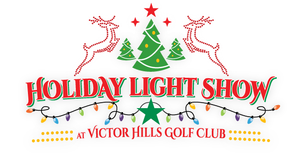 Holiday Light Show at Victor Hills
